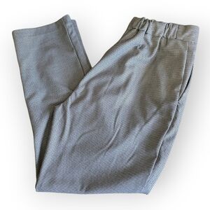 Rachel Zoe Houndstooth Pull On Cropped Pants Size 8